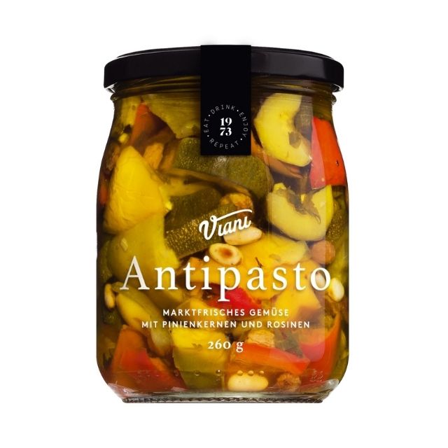 ANTIPASTO - Gemüse mit Pinienkernen und Rosinen