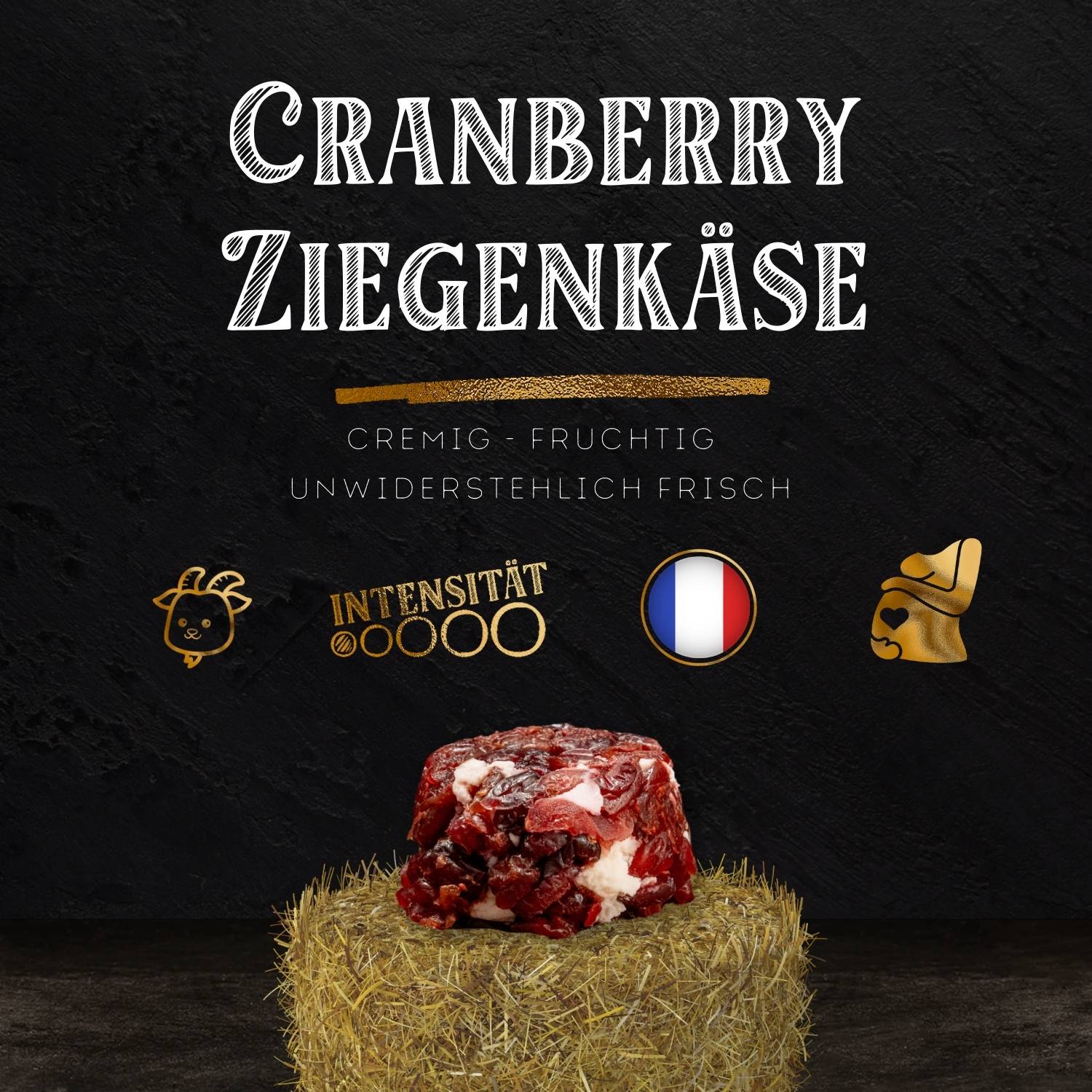 CRANBERRY ZIEGENKÄSE - Frisch, cremig & fruchtig verführerisch