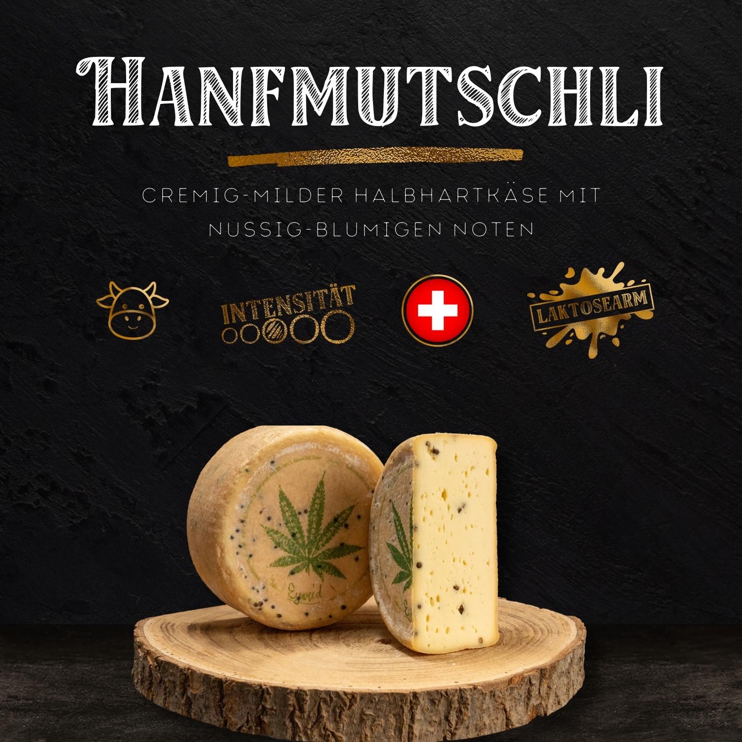 HANFMUTSCHLI  - Cremiger Käse mit Hanfsamen & nussigem Aroma