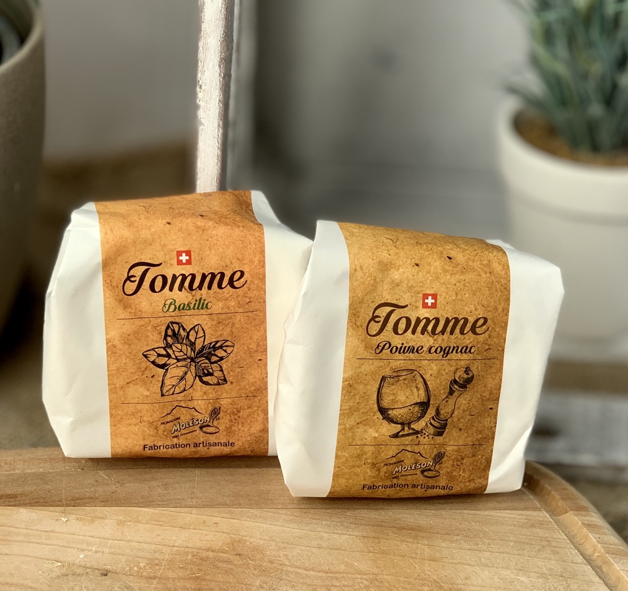 TOMME BASILICO & COGNAC - Schweizer Weichkäse mit Füllung
