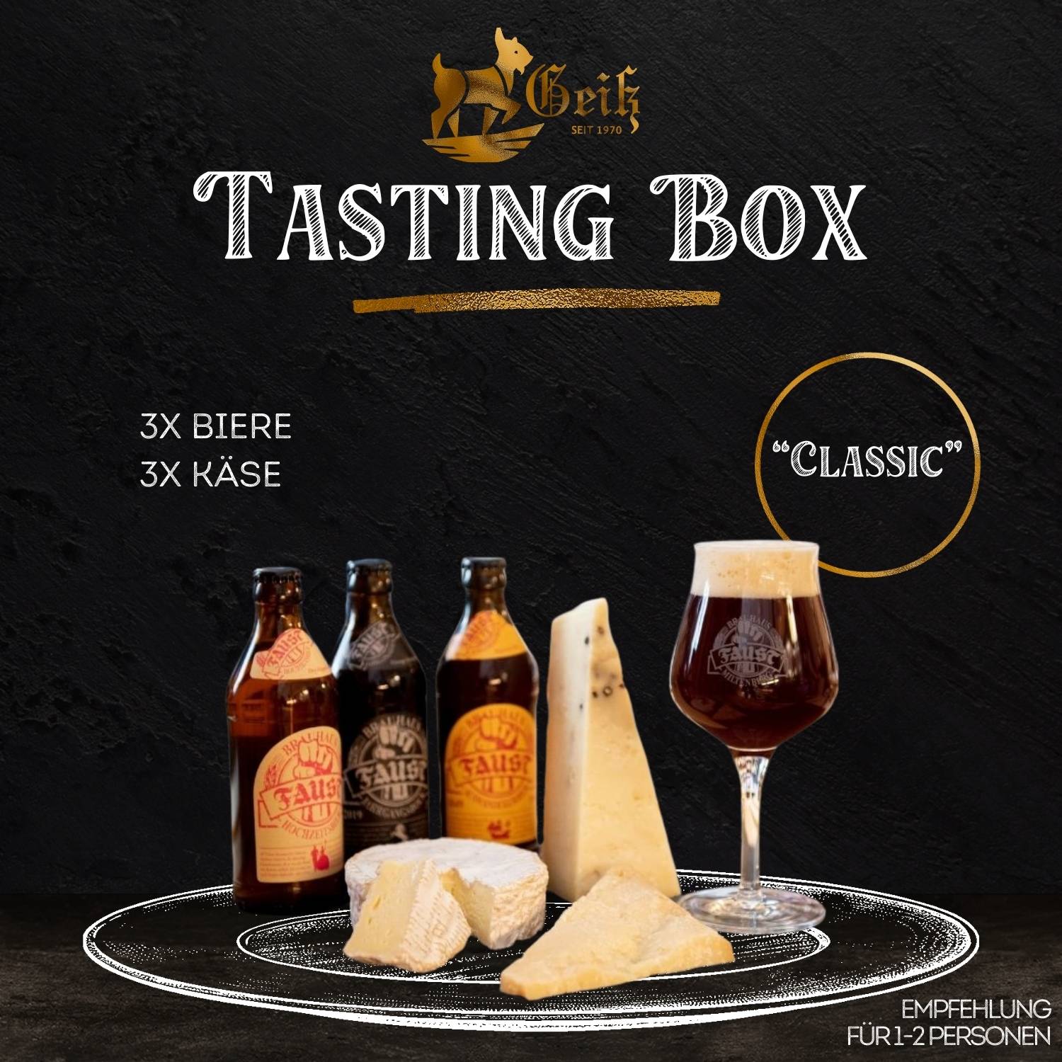 TASTINGBOX - Käse und Bier - "Classic"