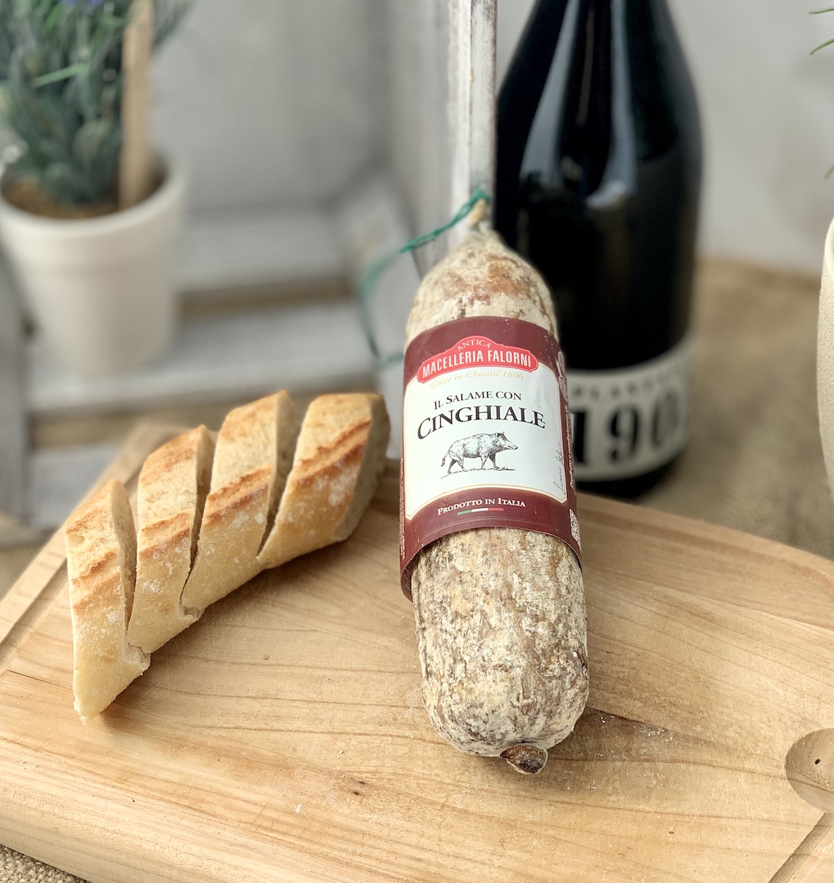 SALAME CON CINGHIALE, ca. 300 g