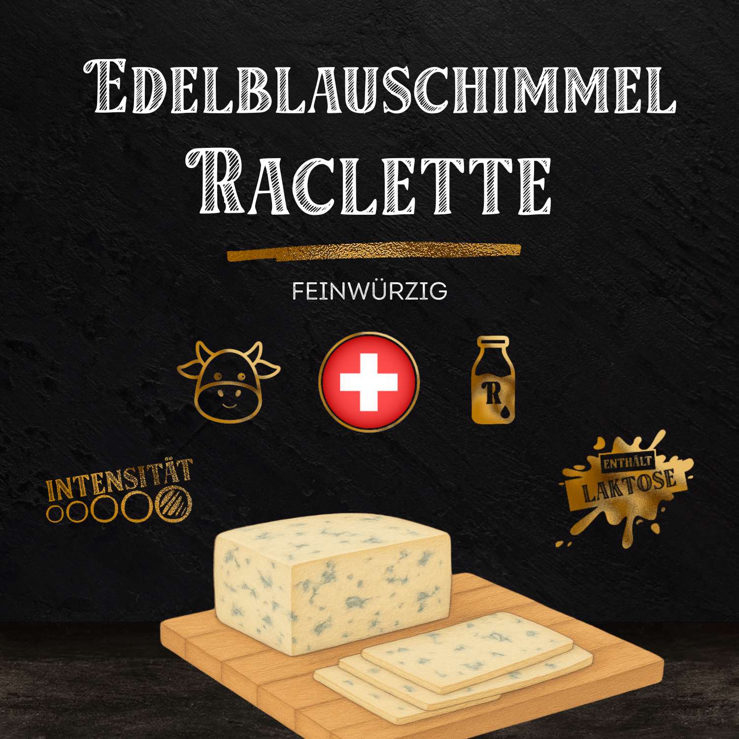 EDELBLAUSCHIMMEL - Raclette-Käse, kräftig 