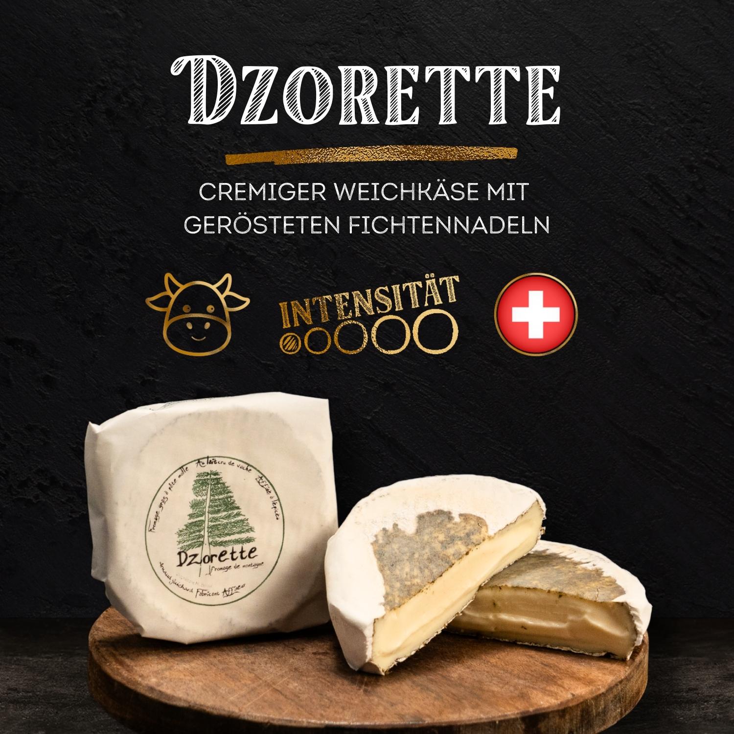 BRIE "LA DZORETTE"  - Ein Hauch von Wald auf deinem Teller