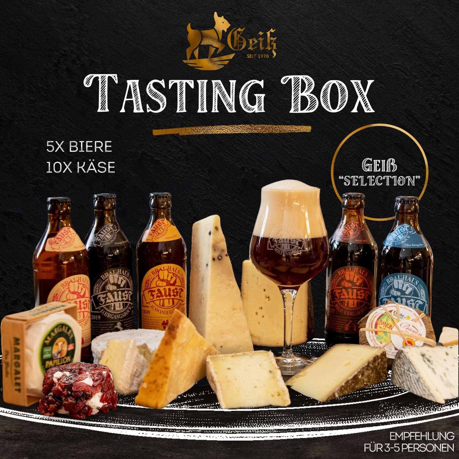 TASTINGBOX - Käse und Bier - "GEISS SELECTION"